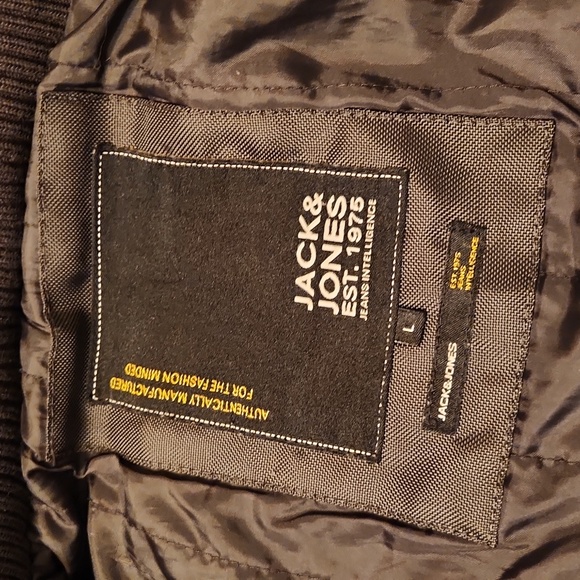 JACK & JONES MEN'S WINTER JACKET SIZE LARGE - Picture 6 of 11